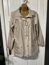 Finesse Coat Size 12 Beige Pearlescent Colour Coat Lightweight Lovely Coat