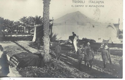 ITALIAN TRIPOLI THE AIRFIELD