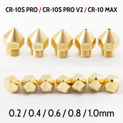 Brass Nozzle for Creality CR-10S PRO / CR-10S PRO V2 / CR-10 MAX 3D Printer
