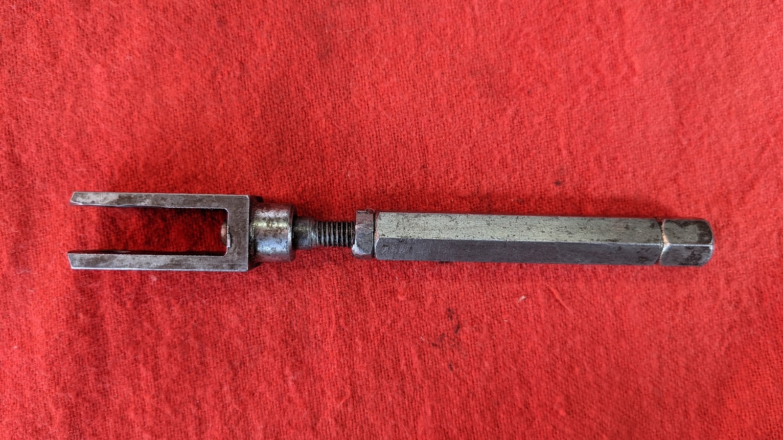 FERRARI 308 328 GTSi part BRAKE CLUTCH CABLE REAR CLEVIS FORK AND ADJUSTER 10657