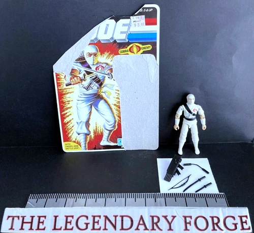 Gi Joe Storm Shadow 1984 Vintage Action Figure 100% Complete Outstanding