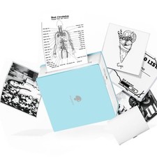 Sticker Printer- Mini Printer M02 Print Pod Thermal Printer Sticker Maker Ink...