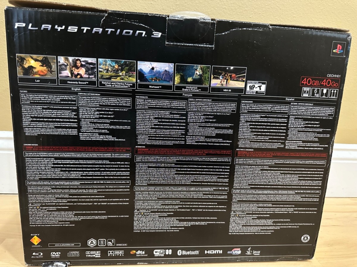 PS3旧型40GB Amazon.com: PlayStation 3 40GB System (Renewed)