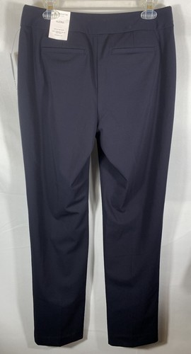 Liz Claiborne Audra Slacks Pants Size 6 Navy Blue Women’s Straight Leg NWT - 306 - Picture 3 of 9