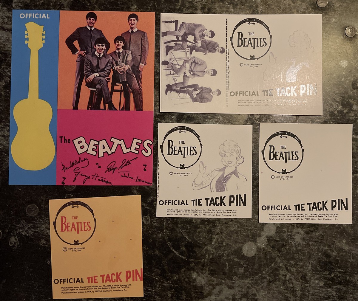 beatles tie tack