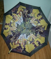 "Renuit" Fine Art Salamander 1992 Umbrella Wood Handle Spring 48"