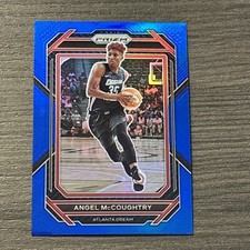 2023-24 Panini Prizm WNBA Blue #75 Angel McCoughtry #d /175 Atlanta Dream