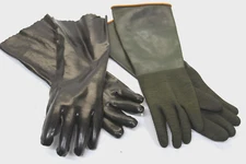 Set of 2 Sandblasting Chemical Gloves w/Industrial Strength Protection SZ L