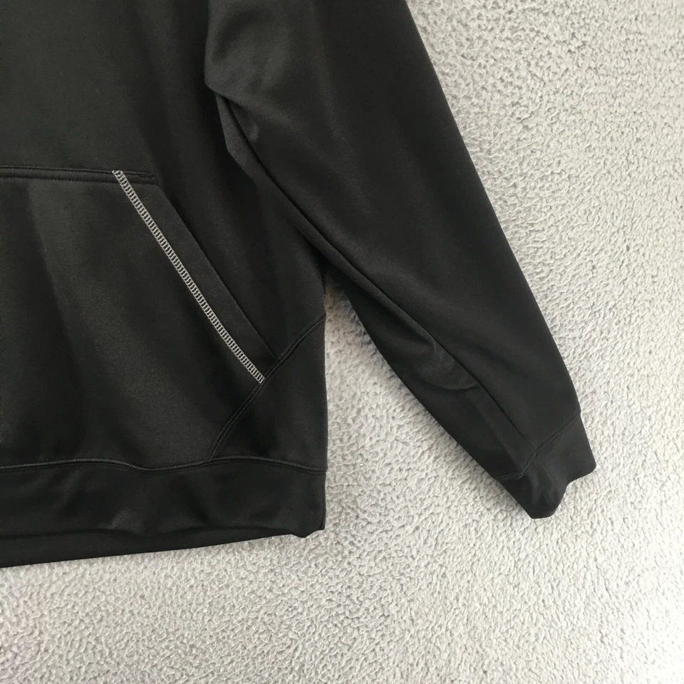 Pulôver North End com capuz masculino L preto manga longa bolso canguru casual NOVO - Imagem 3 de 4