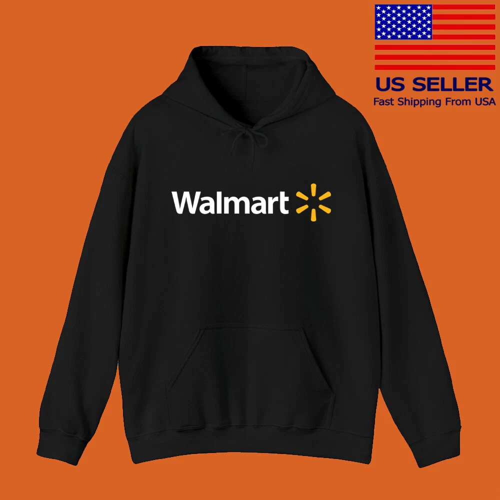 Walmart Logo Men's Black Hoodie
