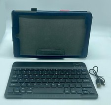 iPad/Tablet Keyboard Case Bluetooth 10.25  L x 6.25  W x 11.75  Diagonal Blue