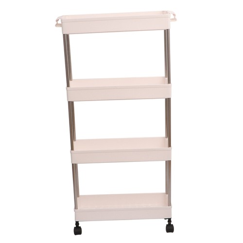 Bathroom Cart Organizer Metal Shelving Tier Bath Storage Cart - Picture 10 of 11