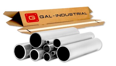 Alurohr Aluminium Profil Rohr Alu EN6060 Rundrohr 20cm-200cm viele Querschnitte