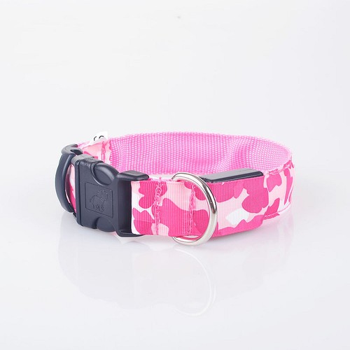 LED Glow Collar Dog Puppy Pet Flashing Light Safety Glow In The Dark FAST POST - Picture 54 of 81