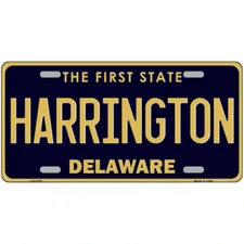 Harrington Delaware Metal Sign