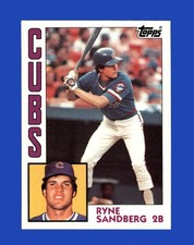 1984 Topps Set-Break #596 Ryne Sandberg NM-MT OR BETTER *GMCARDS*