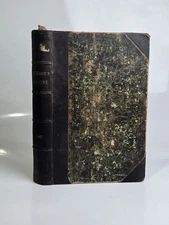 Peterson's Magazine 1867 Bound Book Color Fashion Plates HC Book