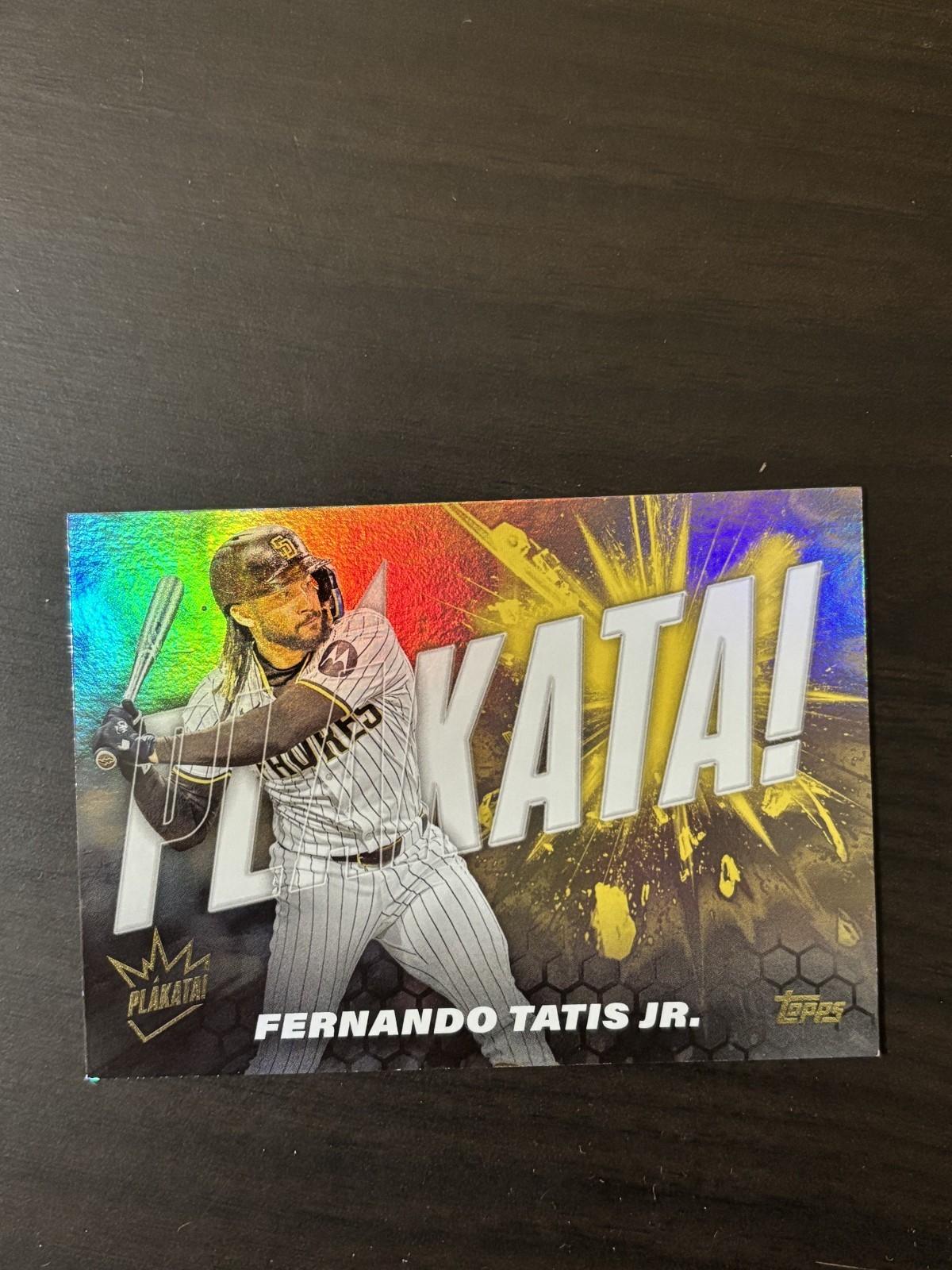 Fernando Tatis Jr 2025 Topps PLAKATA! Case Hit SSP Holo #PLAK-8 San Diego Padres