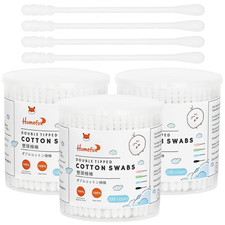 Cotton Swabs Spiral - 600 Count Organic Cotto...