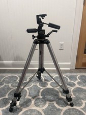 Bogen Manfrotto Tripod 3033 6' Legs w/ Manfrotto 141 Head - PARTS/REPAIR ONLY
