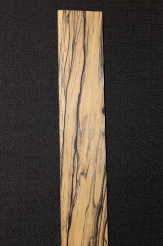 Pale moon ebony guitar fingerboard blank. Dry and free of defects. - Picture 3 of 6