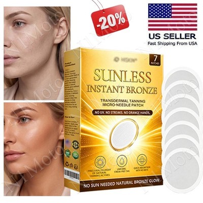 Sunless Natural Glow Tanning Microdarts Patch, 2026 New Enhances Natural Tan...
