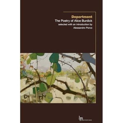 Deportment: The Poetry of Alice Burdick (Laurier Poetry - Paperback NEW Alessand