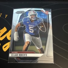 Panini Prizm Draft Picks Elijah Roberts Rookie SMU Mustangs Football Card #109