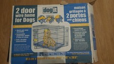 Dog Cage. 2 door wire home for dogs.