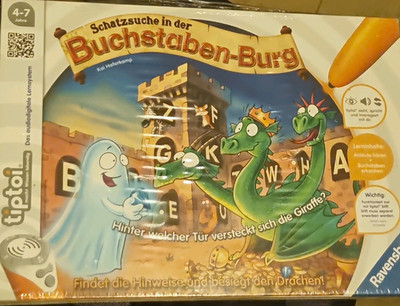 Ravensburger tiptoi Schatzsuche in der Buchstaben-Burg, 4 7 J., 00737 0