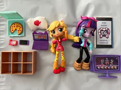 My Little Pony Equestria Girls Minis Fluttershy & AppleJack Figure W Accessories