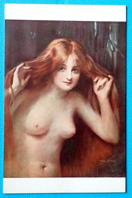 CPA 1900 GEMÄLDE NACKTE FRAU