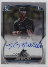 2023 Bowman Chrome Prospect Refractor 495/499 Jose Gerardo #CPA-JG Auto 2a9