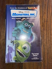 Disney Pixar  Monsters, Inc. VHS Clear Case Blue Tape 2002