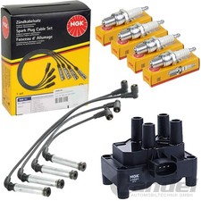 NGK ZÜNDLEITUNGSKABEL+SPULE+KERZEN passend für FORD FIESTA V 1.3 BAJA BIS 2007 NGK ZÜNDLEITUNGSKABEL+SPULE+KERZEN passend für FORD FIESTA V 1.3 BAJA BIS 2007