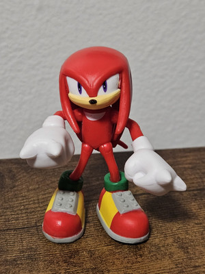 Sonic The Hedgehog Classic Knuckles 2.5'' Figure Jakks Pacific Loose Collectible