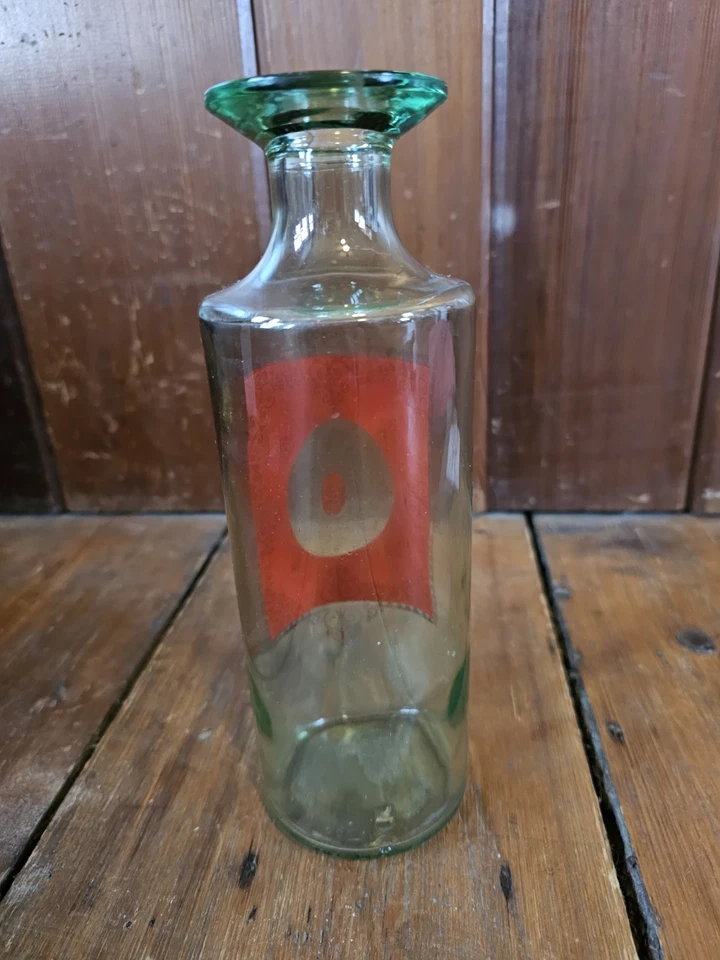 Old Fitzgerald Vintage Bourbon Decanter, 6.5" Tall, Classic Light Green Color - Image 2 of 4