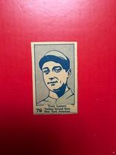 1928 W513 Strip Card Baseball #79 Tony Lazzeri (Handcut)