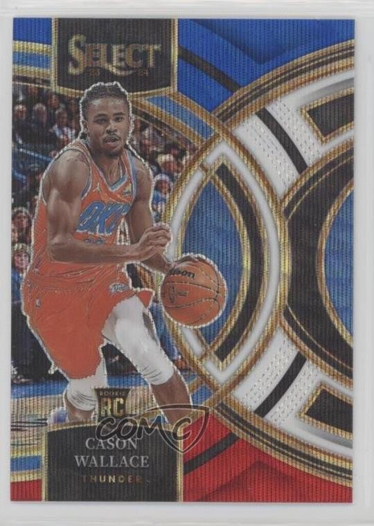 2023-24 Panini Select Premier Level Tri-Color Prizm Cason Wallace #103 1n4f