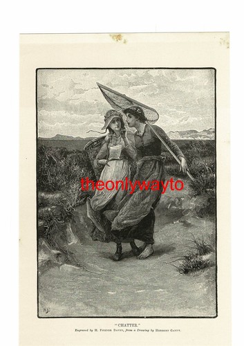 " CHATTER. " After Shrimping?, Herbert Gandy, Book Illustration (Print), 1887