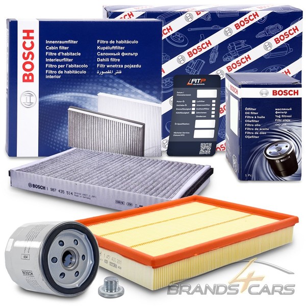 "BOSCH-FILTER Inspektionspaket Filtersatz \"A\" FÜR Opel Astra G H 1.6-2.0 Turbo"-image
