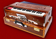 Bina 9 Scale Changer Harmonium Exclusive Concert Quality Indian Teak Bag
