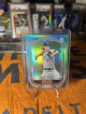 2021 Bowman Scouts Top 100 Brady Singer #BTP-59 Aqua Refractor /125 RC