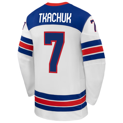 Tシャツ(長袖+七分) NIKE / OLYMPIC USA REPLICA HOCKEY SHIRT NIKE Olympic USA Replica Jersey- Sr