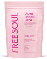 Image of Free Soul Vegan Protein Powder | Formulated for Women | 600g | 20g Protein