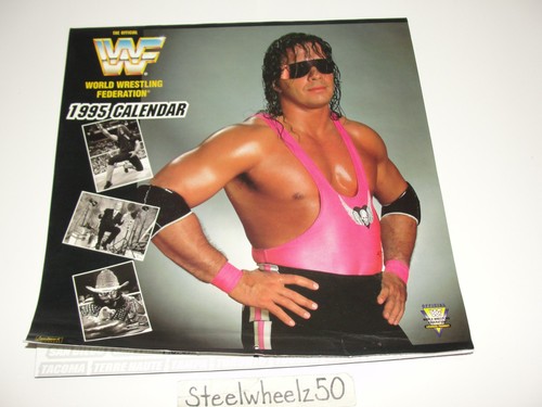 Vintage WWF Wrestling Superstars 5 Wall Calendar Lot 1988 1989 1990 1991 1995 - Picture 10 of 11