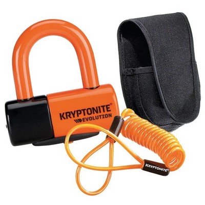 Disc Lock Kryptonite Evolution Premiump. 4,8 x 5,4cm, Ø14mm, orange, 3 Schlüssel