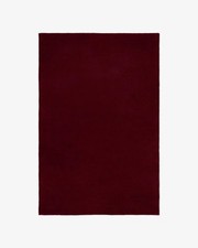 Hand-Tufted Wool Rug 9x12ft- Nordic Knots Grand Deep Wine Rug, Handmade Area Rug
