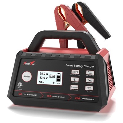 8-Stage Intelligent Charging - AGM, STD, Deep Cycle