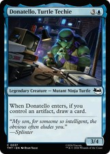 4x MTG Teenage Mutant Ninja Turtles TMNT ** Donatello, Turtle Techie x4 ** NM